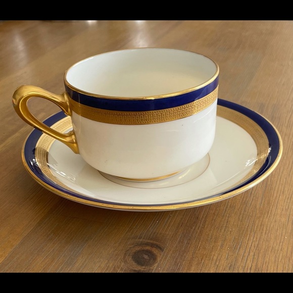 Lenox Shreve & Co TUXEDO COBALT BLUE GOLD Set